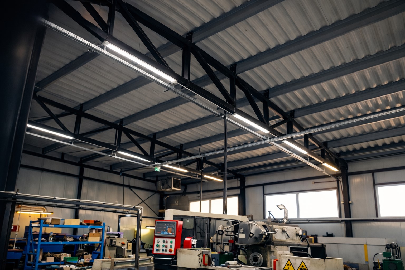 Walcarka i nożyce gilotynowe